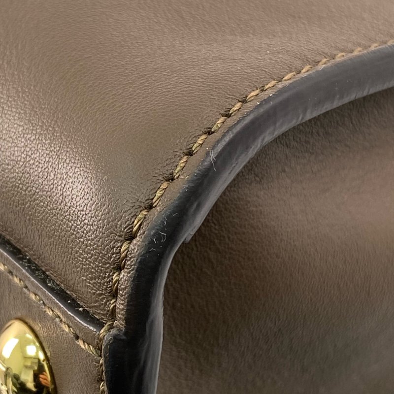 △ Fendi 芬迪 Brown Calfskin Peekaboo X-Lite Shoulder Bag 8BN304 啡色小牛皮肩背袋 - 267002168-11