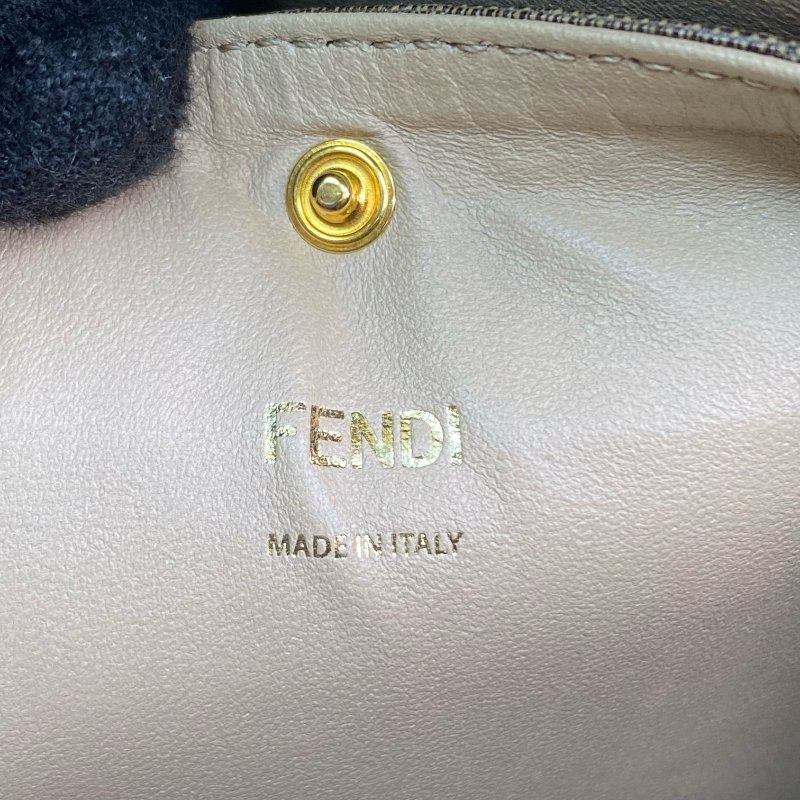 △ Fendi 芬迪 Brown Calfskin Peekaboo X-Lite Shoulder Bag 8BN304 啡色小牛皮肩背袋 - 267002168-15