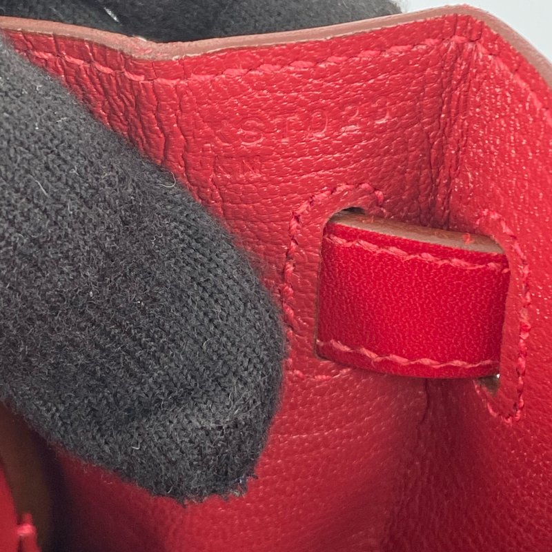 △ Hermes 愛馬仕 Red Box Calfskin Gold Plated Metal Kelly 32 2 Way Bag Stamp X 紅色滑面小牛皮鍍金金屬兩用袋X刻 - 267002476-22