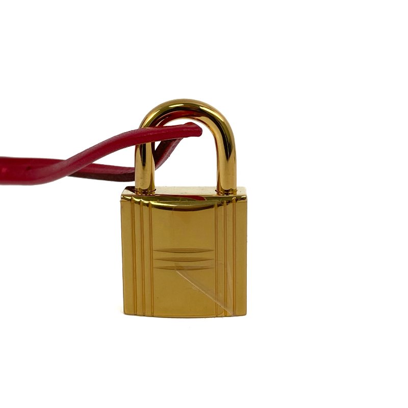 △ Hermes 愛馬仕 Red Box Calfskin Gold Plated Metal Kelly 32 2 Way Bag Stamp X 紅色滑面小牛皮鍍金金屬兩用袋X刻 - 267002476-31