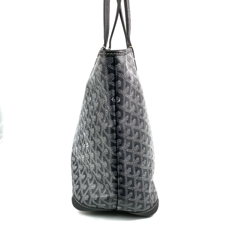 △ Goyard 高雅德 Grey Coated Canvas Artois Tote Bag 灰色塗層帆布經典老花托特袋 - 267002035-3