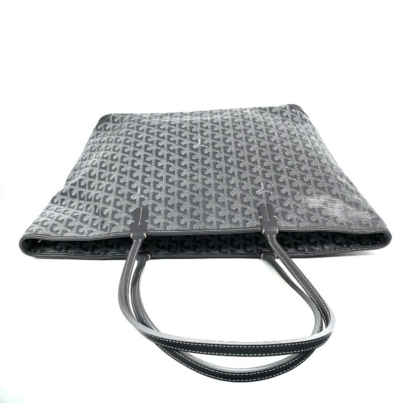 △ Goyard 高雅德 Grey Coated Canvas Artois Tote Bag 灰色塗層帆布經典老花托特袋 - 267002035-6