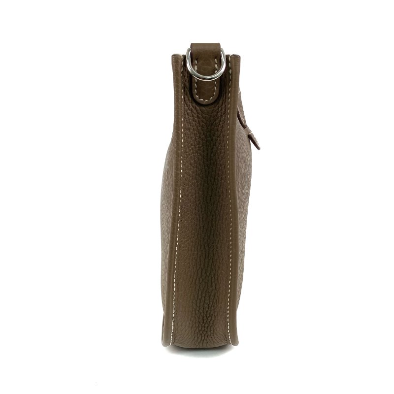 △ Hermes 愛馬仕 Etoupe Clemence Calfskin Evelyn 16 Crossbody Bag Stamp Y 大象灰色粒紋小牛皮斜背袋Y刻 - 257026068-3