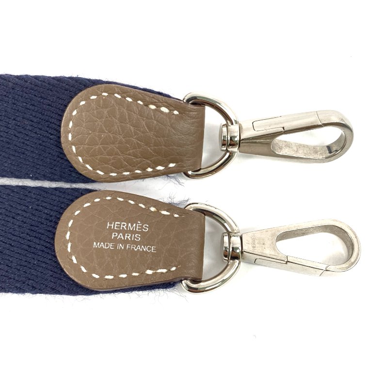 △ Hermes 愛馬仕 Etoupe Clemence Calfskin Evelyn 16 Crossbody Bag Stamp Y 大象灰色粒紋小牛皮斜背袋Y刻 - 257026068-16