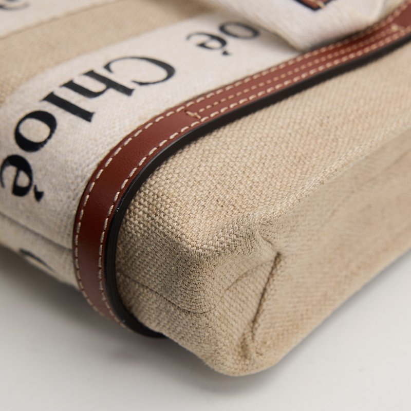 二手Chloé Woody tote mini 棕-10