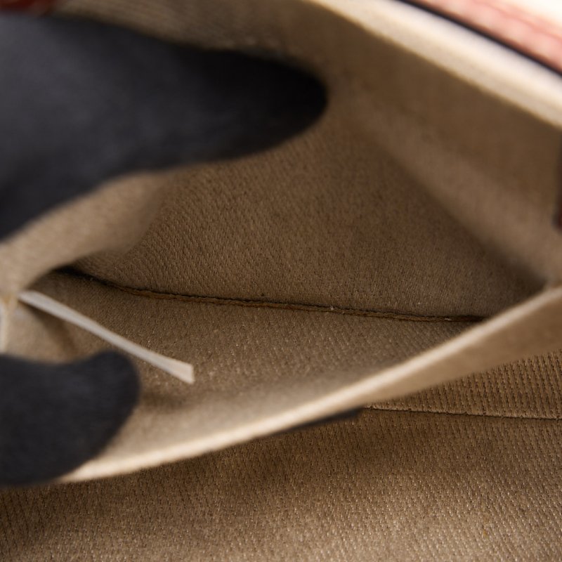 二手Chloé Woody tote mini 棕-14