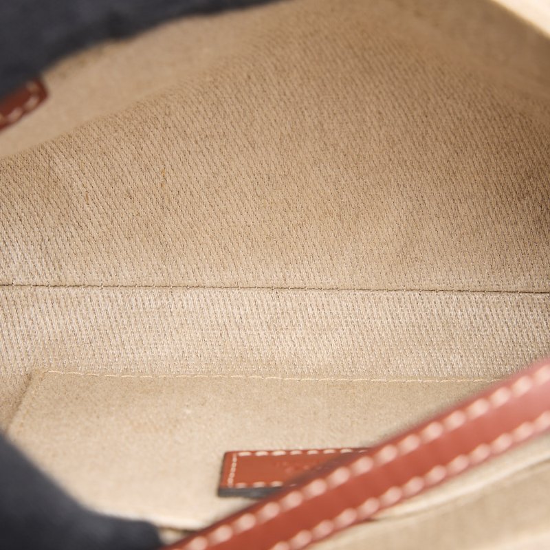 二手Chloé Woody tote mini 棕-18