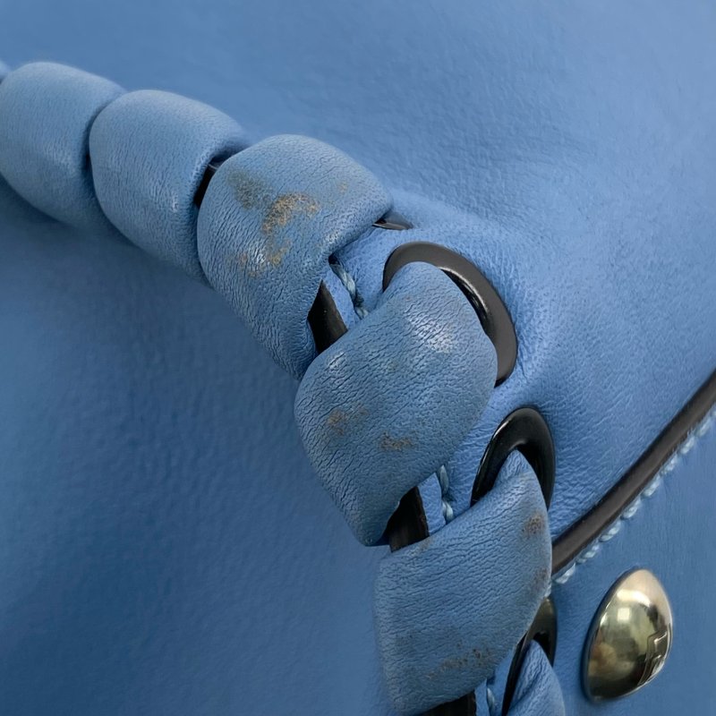 △ Fendi 芬迪 Blue Calfskin Peekaboo 2 Way Bag 8BN290 藍色小牛皮兩用袋 - 257027927-9