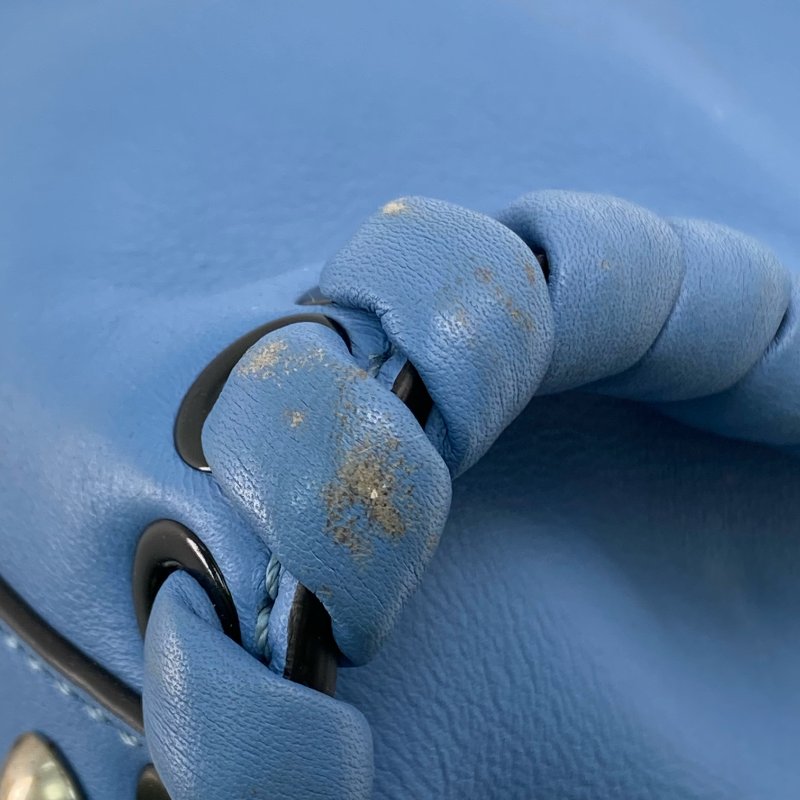 △ Fendi 芬迪 Blue Calfskin Peekaboo 2 Way Bag 8BN290 藍色小牛皮兩用袋 - 257027927-10