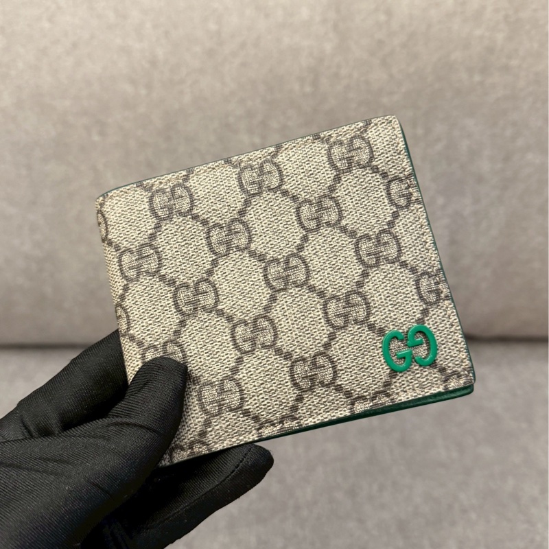 GUCCI老花八卡短夾-1