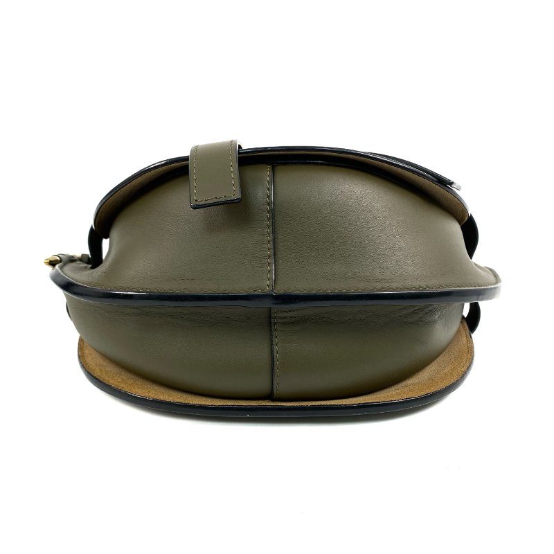△ Loewe 羅意威 Green Calfskin Gate Dual Shoulder Bag 綠色小牛皮肩背袋 - 267003083-5