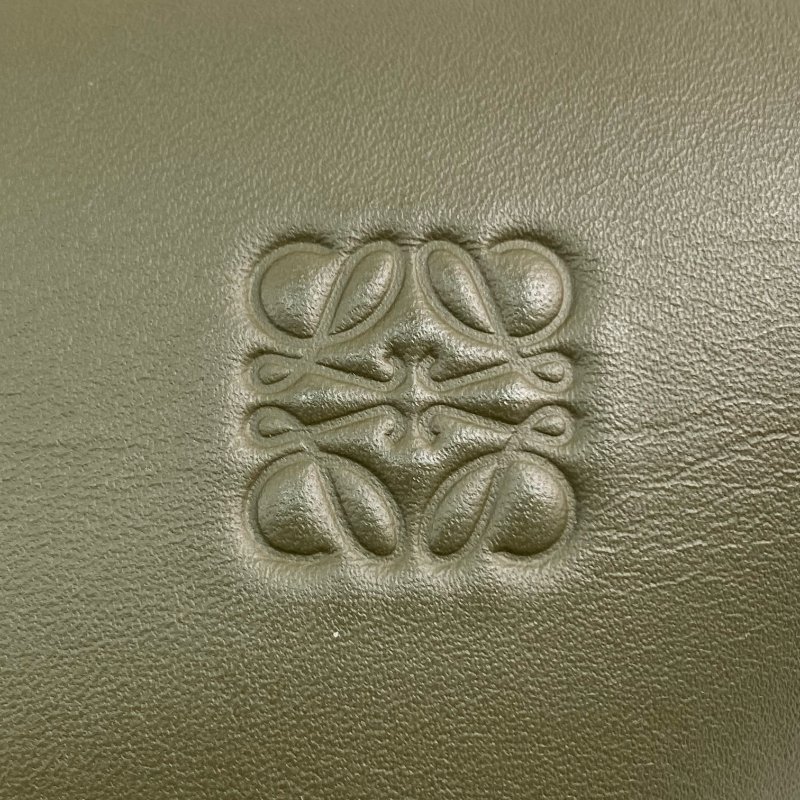 △ Loewe 羅意威 Green Calfskin Gate Dual Shoulder Bag 綠色小牛皮肩背袋 - 267003083-12