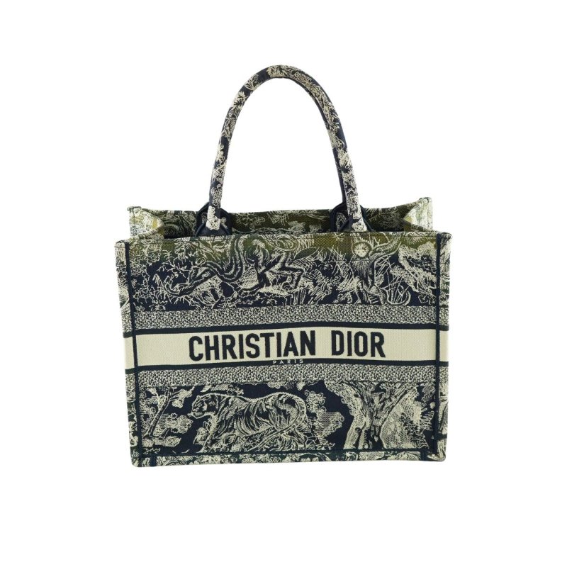 Dior Book Tote 經典刺繡中型托特包 手提包-0