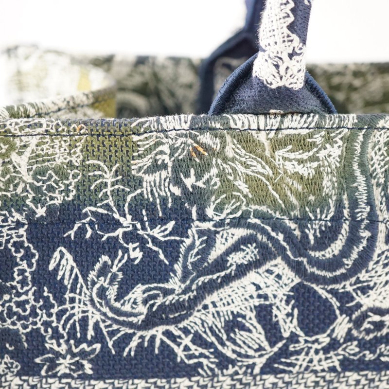 Dior Book Tote 經典刺繡中型托特包 手提包-17