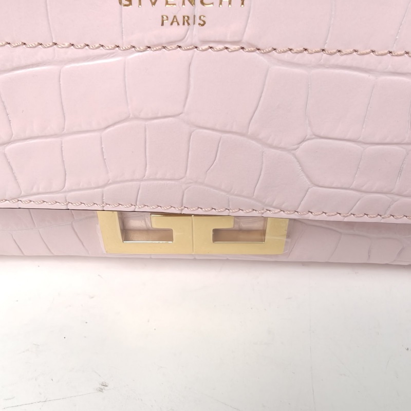 GIVENCHY 粉色牛皮Eden單肩斜挎包-4