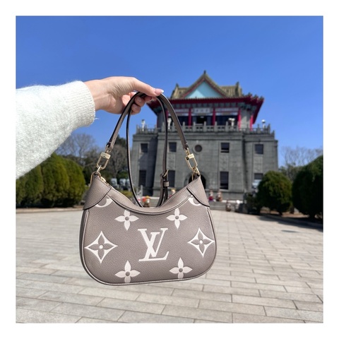 LV大象灰牛角包M46112 晶片款/近新