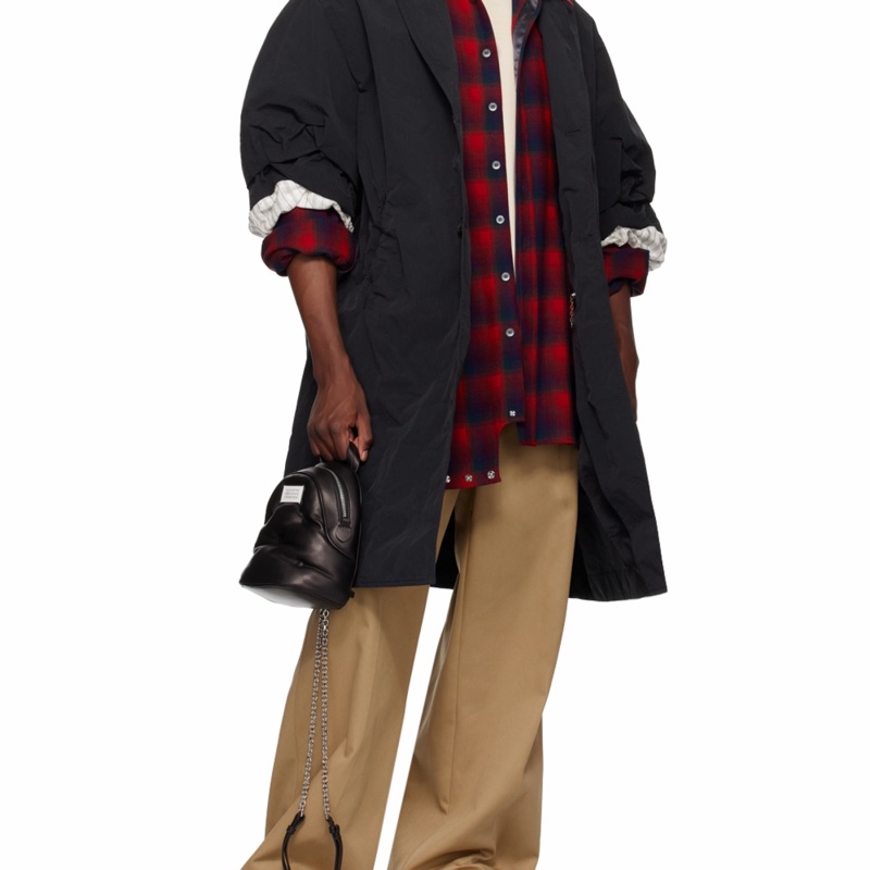 Maison Margiela 女士 數字logo襯墊雙肩包均碼碼17cm*12cm*21cm-5