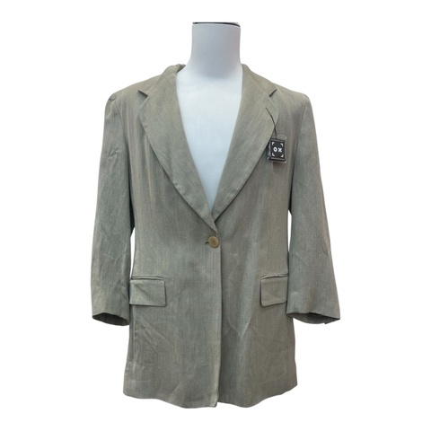 GIORGIO ARMANI灰色格紋西裝外套 vintage 二手中古