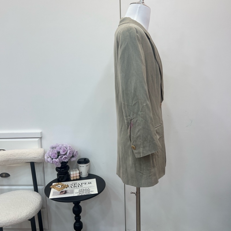 GIORGIO ARMANI灰色格紋西裝外套 vintage 二手中古-3