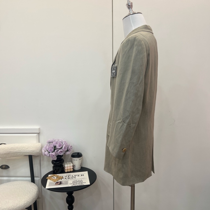 GIORGIO ARMANI灰色格紋西裝外套 vintage 二手中古-4