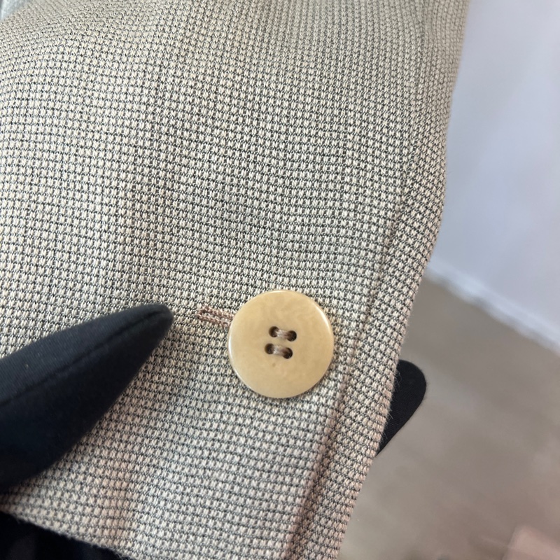 GIORGIO ARMANI灰色格紋西裝外套 vintage 二手中古-8