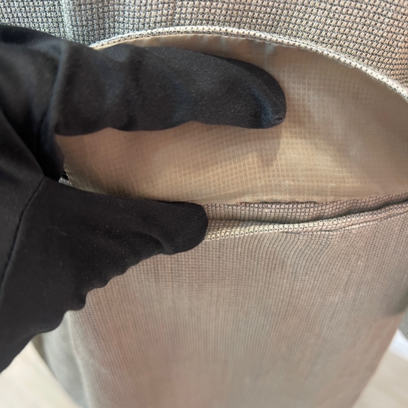 GIORGIO ARMANI灰色格紋西裝外套 vintage 二手中古-9