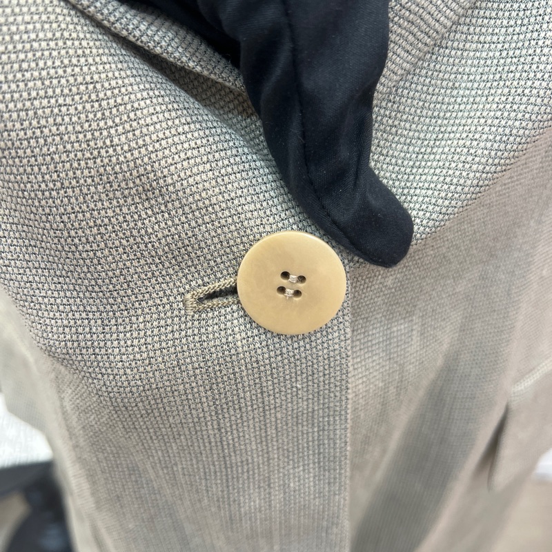 GIORGIO ARMANI灰色格紋西裝外套 vintage 二手中古-10