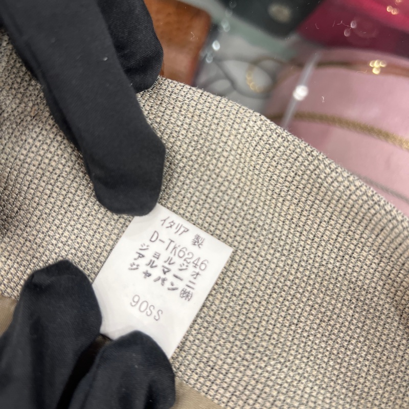 GIORGIO ARMANI灰色格紋西裝外套 vintage 二手中古-15