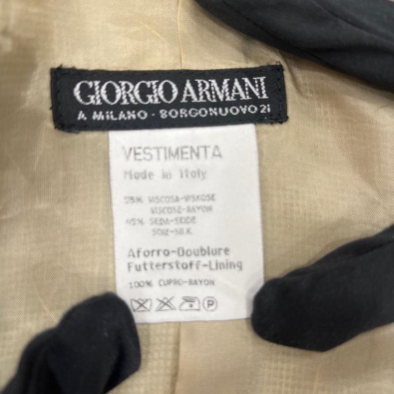 GIORGIO ARMANI灰色格紋西裝外套 vintage 二手中古-16