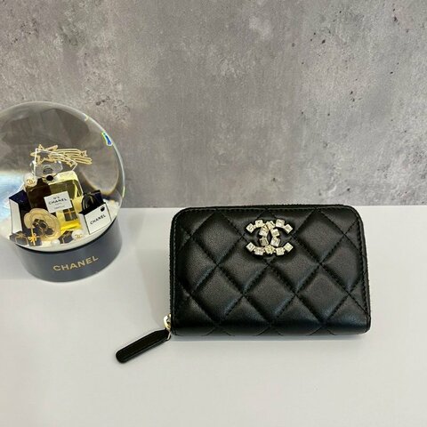 Chanel 大ㄇ零錢包 晶片款