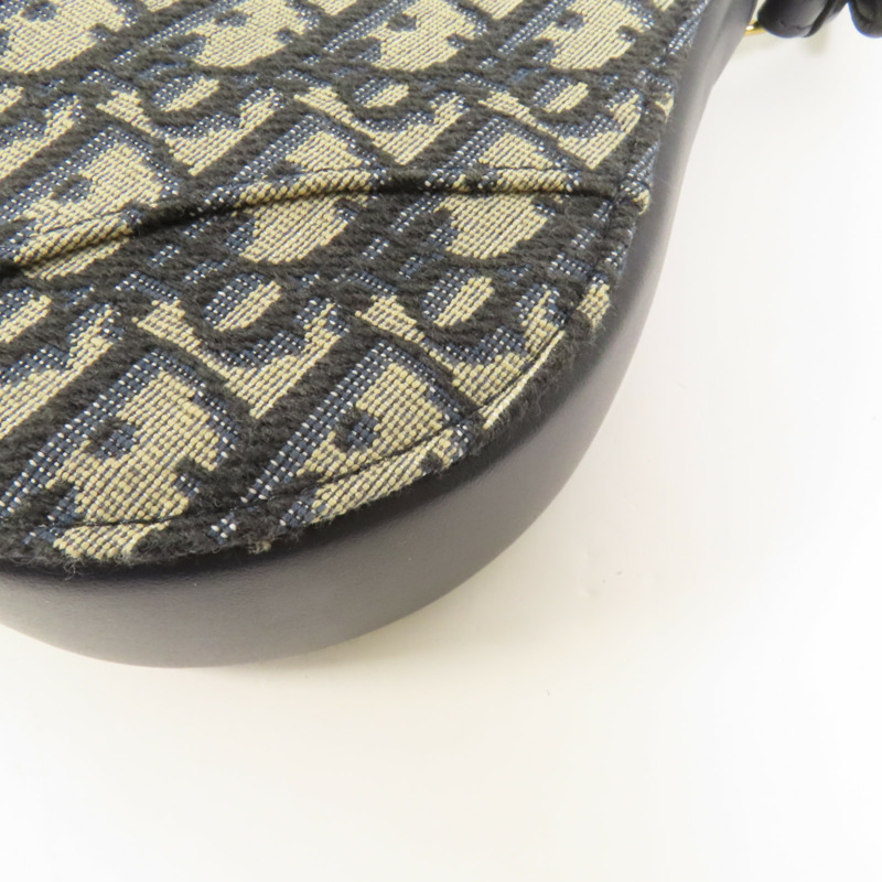 Dior 帆布Saddle Rodeo金扣肩背袋-10