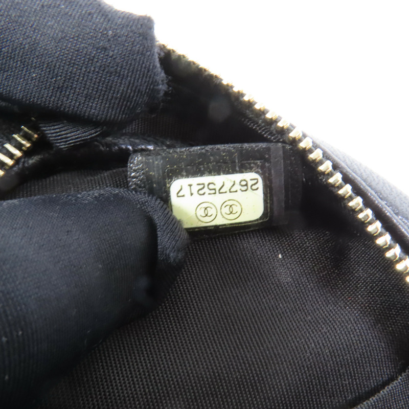 CHANEL 羊皮皮革Chain Shoulder金扣鏈帶肩背袋-8