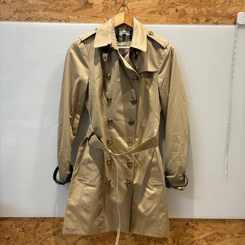 【美收精品】BURBERRY茶色風衣外套 5-40