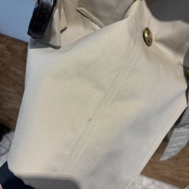 【美收精品】BURBERRY茶色風衣外套 5-40-8