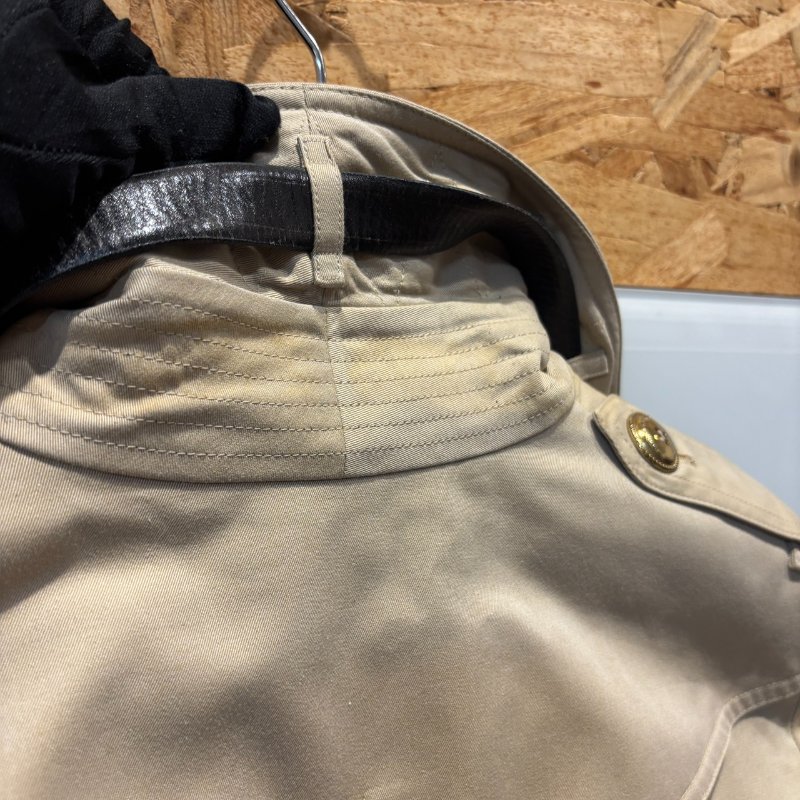 【美收精品】BURBERRY茶色風衣外套 5-40-12