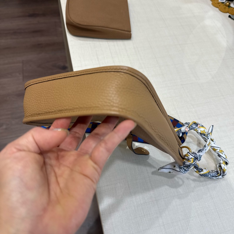 愛馬仕的mini Evelyn’s 金棕金肩背包斜挎包兩用-8