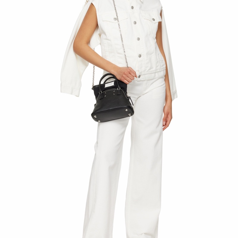 Maison Margiela 女士 微型5AC 徽標單肩包均碼碼MICRO、22cm*10cm*15cm-2