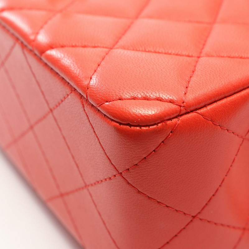 香奈兒 (CHANEL) 迷你絎縫 20 肩背包 A69900 羊皮（綿羊皮）紅色二手女款-5