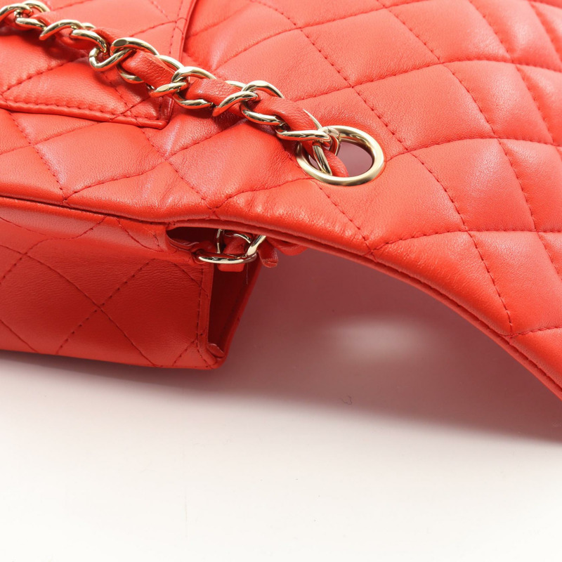 香奈兒 (CHANEL) 迷你絎縫 20 肩背包 A69900 羊皮（綿羊皮）紅色二手女款-7