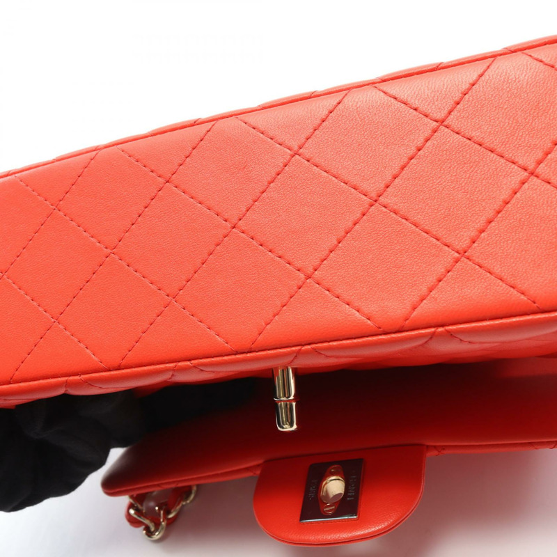 香奈兒 (CHANEL) 迷你絎縫 20 肩背包 A69900 羊皮（綿羊皮）紅色二手女款-9