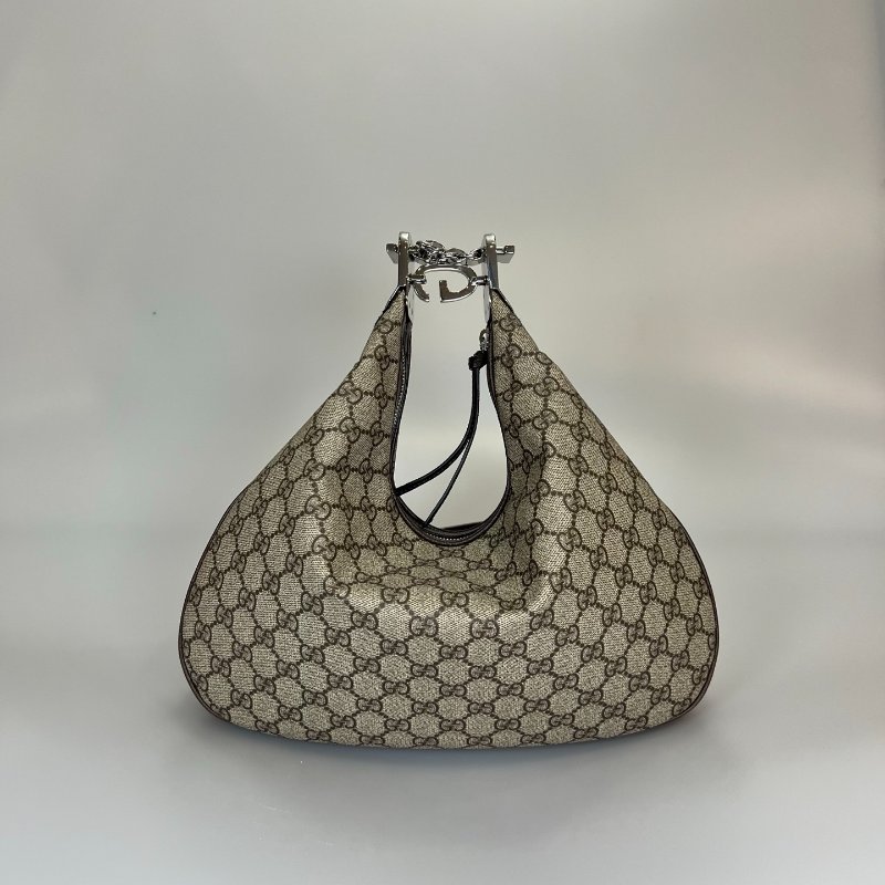 GUCCI 702823  經典GG紋ATTACHE 肩背包-2