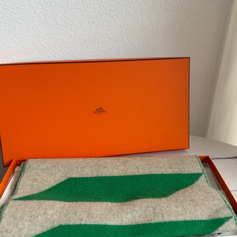 Hermes 全新超保暖😍圍巾100%-0