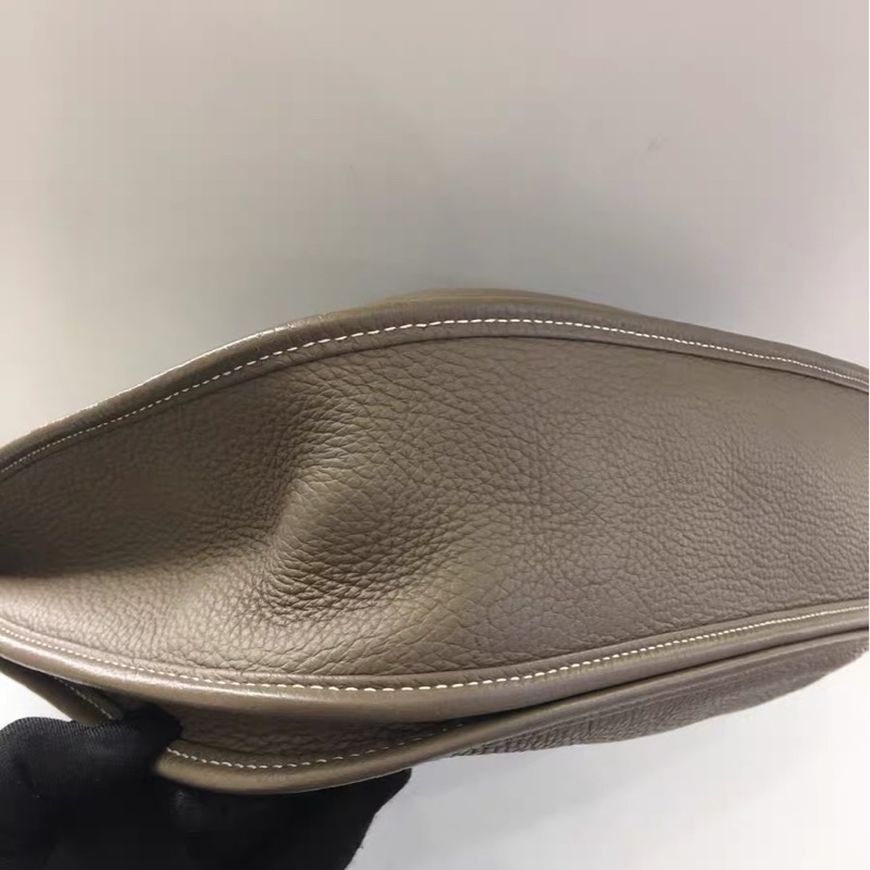Hermes Evelyne 33 大象灰銀扣-2