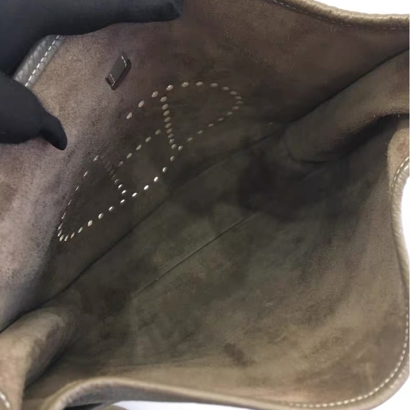 Hermes Evelyne 33 大象灰銀扣-3