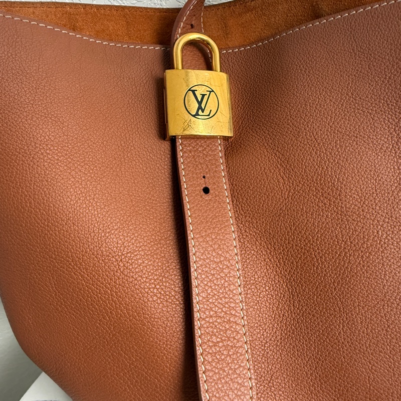 Lv 大鎖頭🔒大托特💕💕焦糖色-5