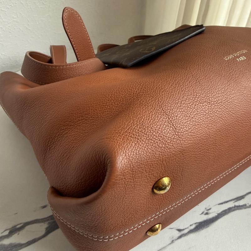 Lv 大鎖頭🔒大托特💕💕焦糖色-17