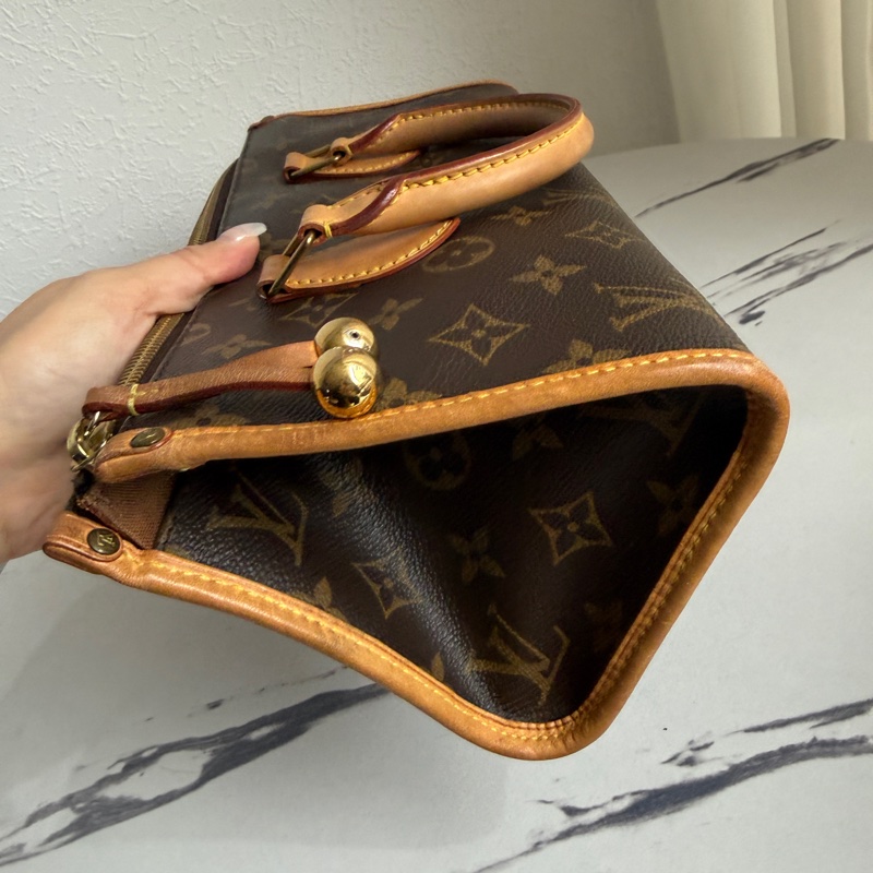 lv 手提包 老花 很可愛-15