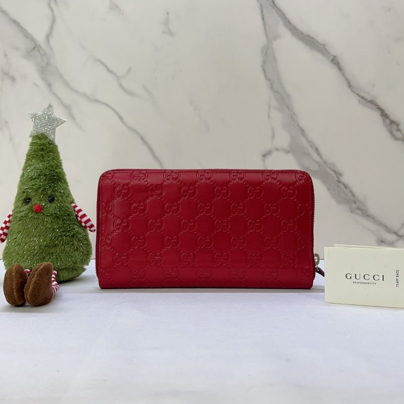 GUCCI Guccissima拉鍊長夾-1