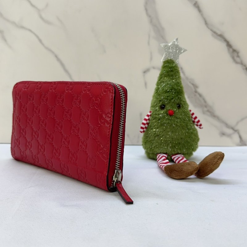 GUCCI Guccissima拉鍊長夾-3