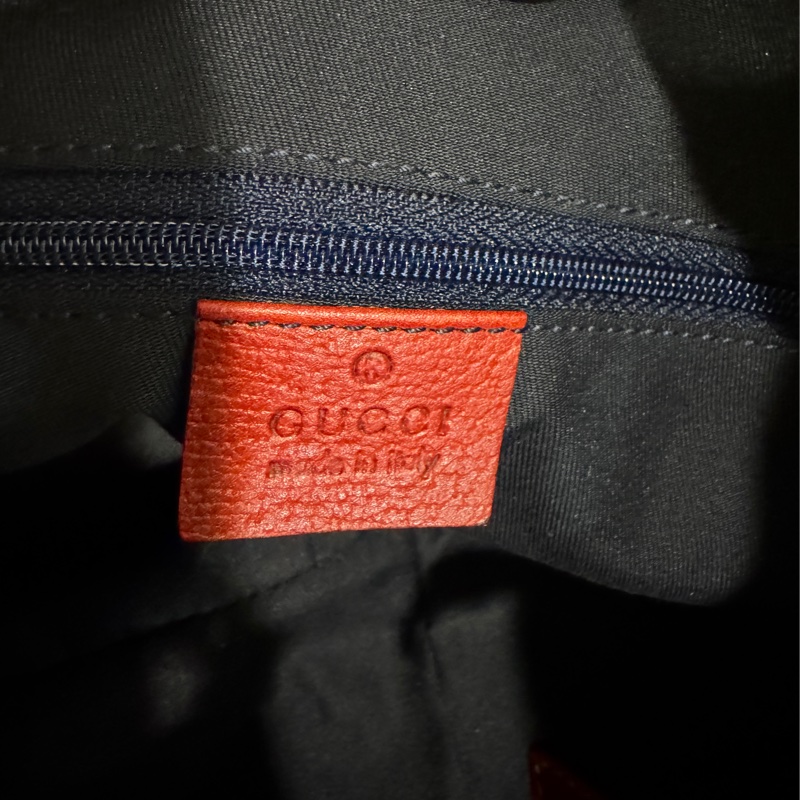 GUCCI 專櫃正品 限量品 130736 紅藍 GG 托特包 肩背包 變形蟲包-12